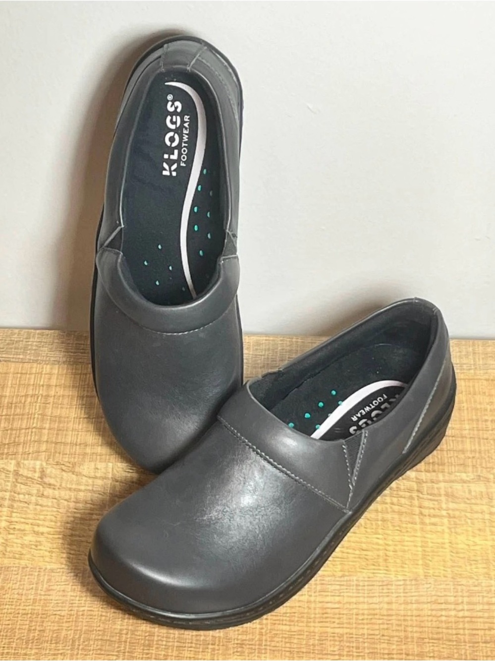 Klogs Women's Slip-On Clogs in Dark Gray